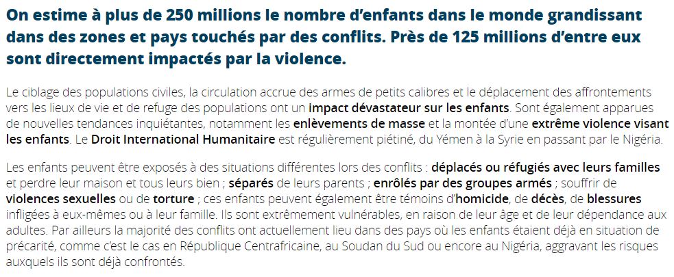 texte unicef